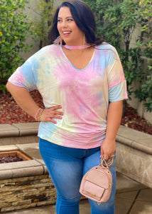 Pastel Beauty Short Sleeve Top