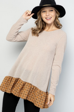 Load image into Gallery viewer, Catch a Glimpse Fleece Ruffle Tunic