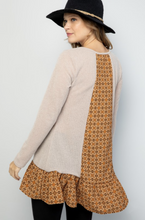 Load image into Gallery viewer, Catch a Glimpse Fleece Ruffle Tunic