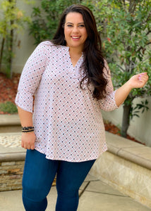 Field of Daydreams 3/4 Sleeve Top