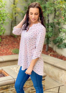 Field of Daydreams 3/4 Sleeve Top