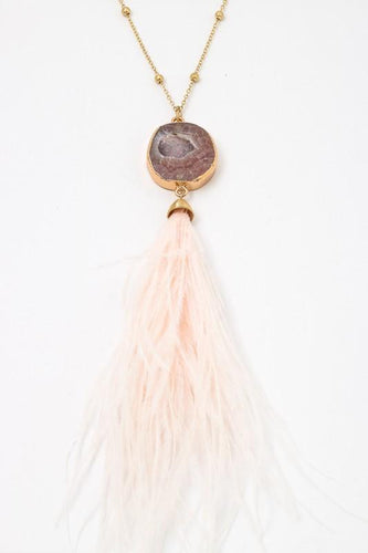 Feather necklace