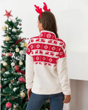 Load image into Gallery viewer, Festive &amp; Cozy Sherpa Pullover