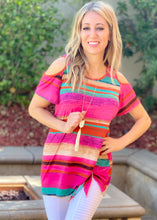 Load image into Gallery viewer, Undeniable Fun Cold Shoulder Top
