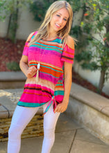 Load image into Gallery viewer, Undeniable Fun Cold Shoulder Top