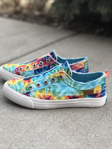 Blowfish tie dye woman's tennis shoe