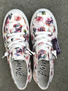 Blowfish white floral sneaker