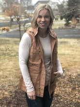 Load image into Gallery viewer, Mauve Canvas Vest