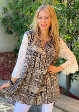 Load image into Gallery viewer, Southern Sass Lace Bell Sleeve