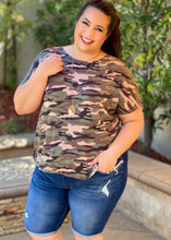 Load image into Gallery viewer, Hidden Treasures Open Back Short Sleeve Tee