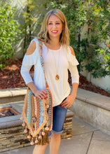 Load image into Gallery viewer, Arctic Twist Cold Shoulder Top