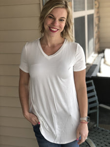 Basic V tee ( multiple colors)