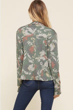 Load image into Gallery viewer, Floral cascade front jacket