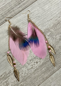 Feather Dangle Earrings