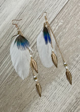 Load image into Gallery viewer, Feather Dangle Earrings