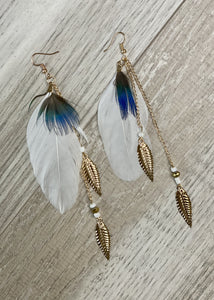 Feather Dangle Earrings