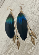 Load image into Gallery viewer, Feather Dangle Earrings