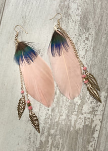 Feather Dangle Earrings