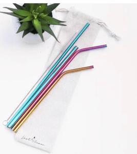 Reusable straw set- Multiple colors