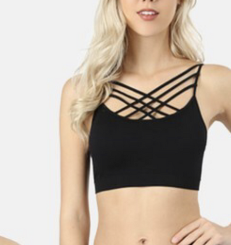 Crossfront bralette