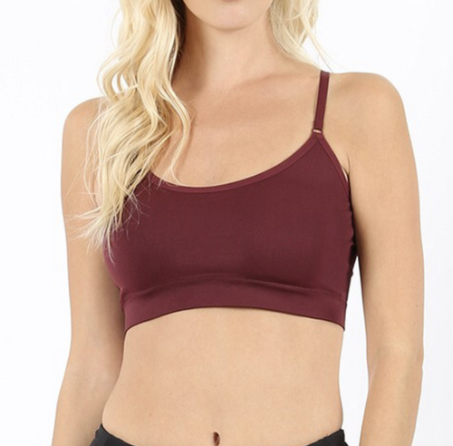 Adjustable Bralette with cross straps in back