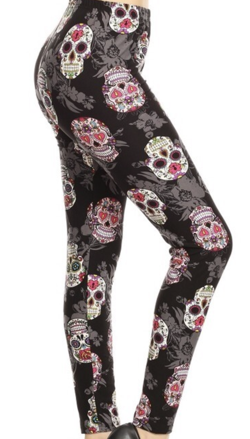 Sugar Skull Leggings
