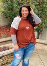 Load image into Gallery viewer, In The Valley 3/4 Sleeve Top