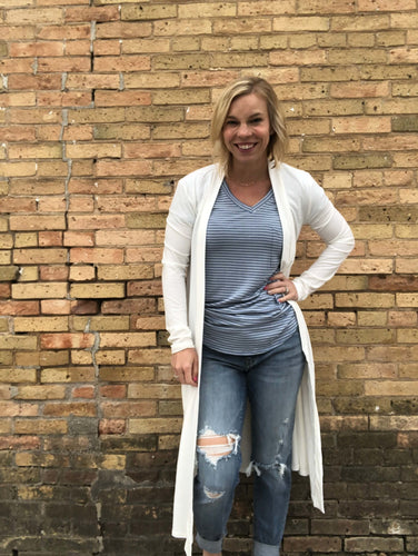 Ivory Duster Cardigan