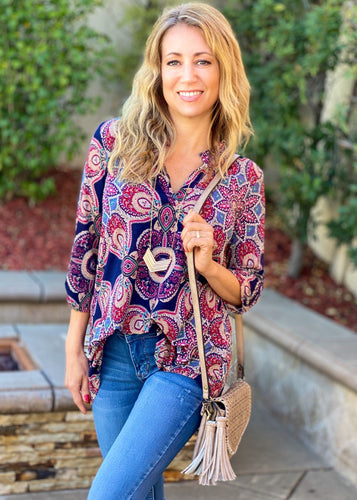 Mystical Dreamer 3/4 Sleeve Top