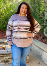Load image into Gallery viewer, Soft Southwest Long Sleeve Waffle Top