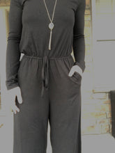 Load image into Gallery viewer, Longsleeve black jumpsuit