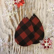 Load image into Gallery viewer, Plaid Earrings