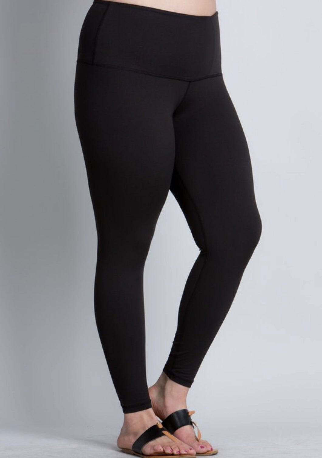 Simple Black yoga legging-High waist