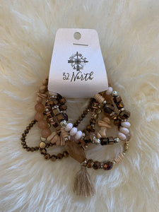 Stretchy bracelet set