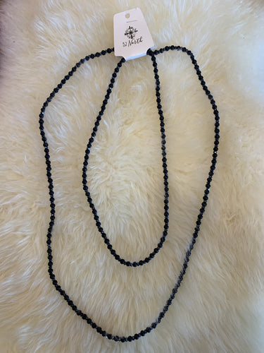Black stretchy necklace/bracelet