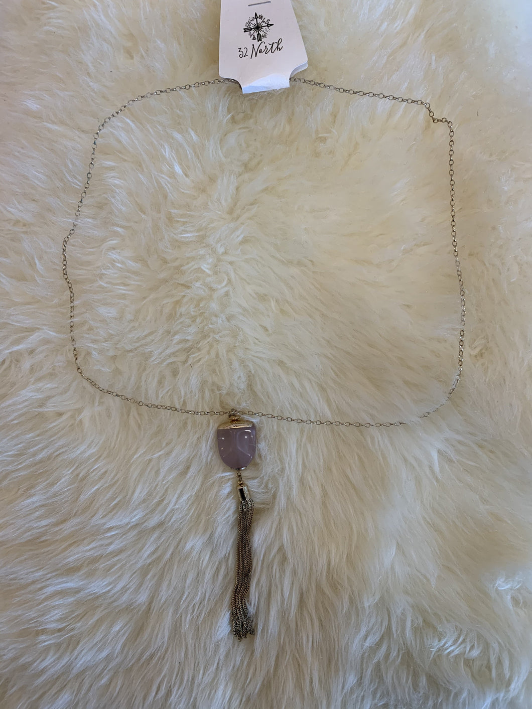 Gold  fringe necklace