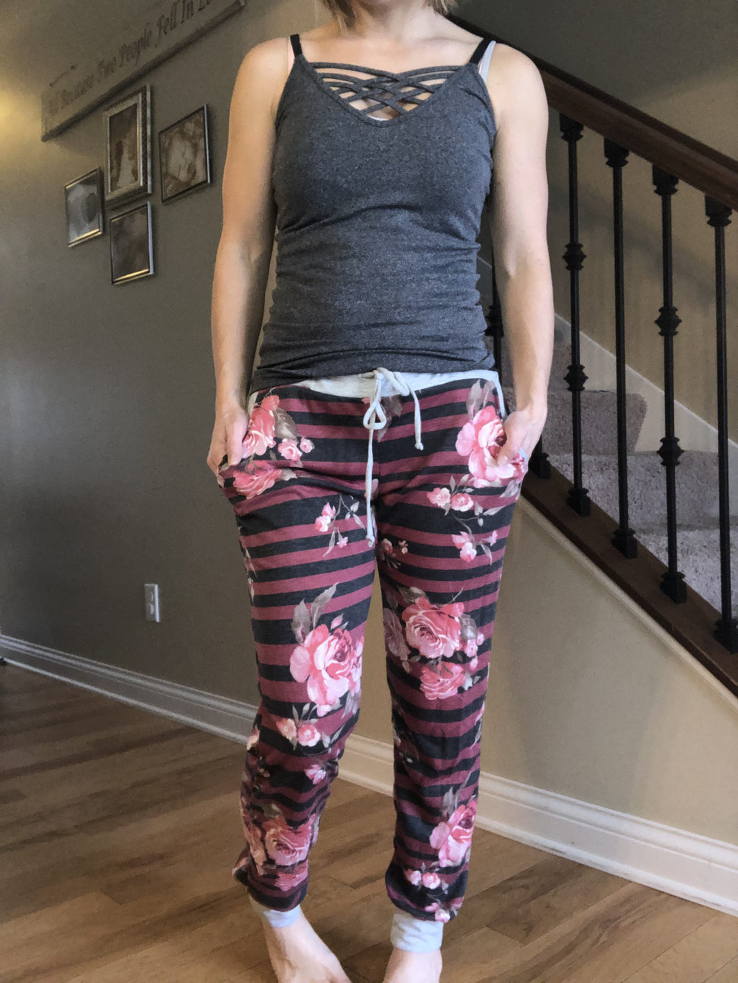 Floral jogger pant