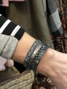 'Good Works" Inspirational Metal clasp bracelet
