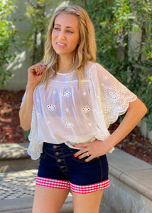Check Me Out Judy Blues High Rise Short