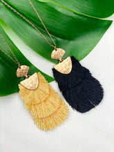 Load image into Gallery viewer, Tiered Fringe Pendant Necklace