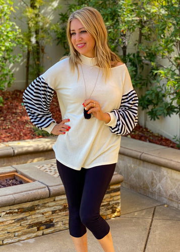 Gemini Long Sleeve Cut Out Top