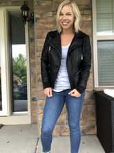 Load image into Gallery viewer, &quot;Vegan Leather&quot; 2 in 1 Jacket