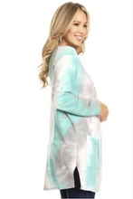 Load image into Gallery viewer, Jade Tie Dye Cardigan