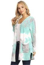 Load image into Gallery viewer, Jade Tie Dye Cardigan
