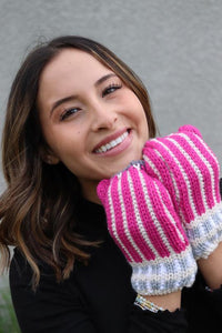 Fleece lined mittens (multiple colors)