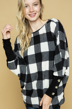 Load image into Gallery viewer, Party in Plaid Pullover Sweater