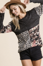 Load image into Gallery viewer, Patch Me Up Long Sleeve Top