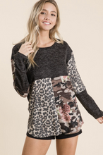 Load image into Gallery viewer, Patch Me Up Long Sleeve Top