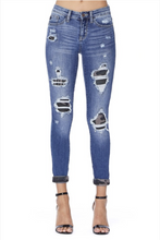 Load image into Gallery viewer, Camo Patched Skinnies