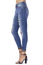 Load image into Gallery viewer, Camo Patched Skinnies